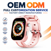 Montre connectée pour enfants SENBONO 4G avec GPS Tracker 180 °   Montre connectée pour la sécurité des enfants avec caméra rotative, appel vidéo, alarme de pression et accès au marché d'applications