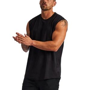 Camiseta sin Mangas de Secado Rápido con Logotipo Personalizado, Tops Deportivos para Gimnasio, Ropa Deportiva, Camiseta sin Mangas con Cuello Redondo para Hombre - Product Image 3