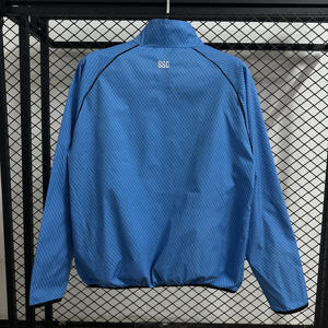 Chaqueta de fútbol azul Nápoles de alta calidad - Product Image 5