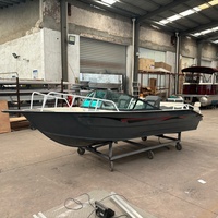 Bateaux de pêche à la ligne à console centrale mini-jet Zodiac électriques chinois, petits et économiques, avec moteur hors-bord 4 temps