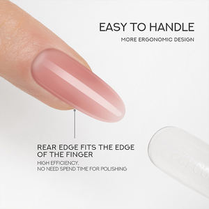 <span class=keywords><strong>BBM</strong></span> PVC Luxury Nail Art Tips & Full Cover Extension Molds Finger Use with Almond/Coffin/Square Shapes Multi Shape Dual Forms - Product Image 4