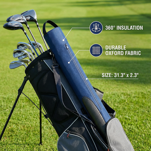 Bolsa Térmica para Cerveza <span class=keywords><strong>de</strong></span> Golf con Logotipo Personalizado, Bolsa Térmica Aislada para 7 Latas <span class=keywords><strong>de</strong></span> Golf con Correa para el Hombro - Product Image 4