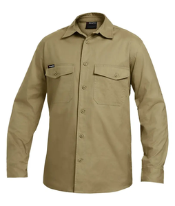 Camicie da lavoro con Logo personalizzato OEM di alta qualità blu primavera abiti da lavoro a maniche lunghe stile semplice per gli uomini uniforme estiva - Product Image 3