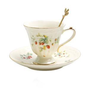 Service à café en porcelaine osseuse service à thé en porcelaine britannique Pot en céramique crémier sucrier Teatime théière tasse à café tasse à café - Product Image 1