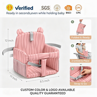 Housse rembourrée pour chariot de courses, fermeture à boutons en coton, housse pour chaise haute bébé garçon fille, housse de siège de restaurant