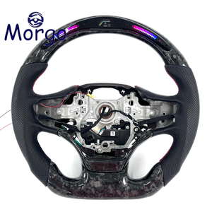Volante de Fibra de Carbono LED Personalizado Compatible con <span class=keywords><strong>Lexus</strong></span> LS ES <span class=keywords><strong>UX</strong></span> 500h 200 <span class=keywords><strong>250h</strong></span> 260h 350h F Sport 2017-2025 - Product Image 1