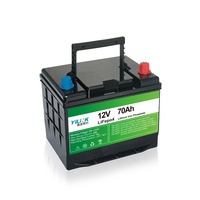 Batterie au lithium-ion LFP à décharge profonde 12V 70Ah 70 ampères-heure 12 volts