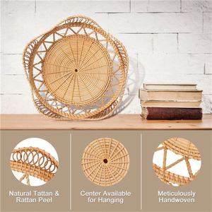 Maison de campagne décor choses étranges maison lune chambre articles <span class=keywords><strong>macramé</strong></span> mur miroir <span class=keywords><strong>suspendu</strong></span> <span class=keywords><strong>Pot</strong></span> Net Macane gland - Product Image 2