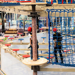 Parc d'aventure intérieur thématique personnalisé <span class=keywords><strong>de</strong></span> 3000 m² et solution clé en main FEC avec trampoline, parcours <span class=keywords><strong>de</strong></span> cordes et montagnes russes aériennes par Cheer Amusement - Product Image 5