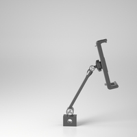 Nouveau style Support de tablette en métal rotatif à 360 degrés Support de téléphone pliable de 7 à 13 pouces iPad universel