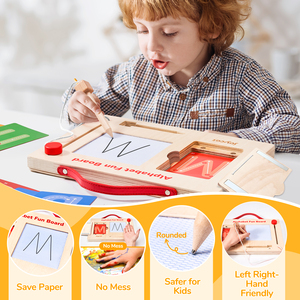 Joycat Bảng chữ cái nóng Truy Tìm thẻ Hội Đồng Quản trị ngôn ngữ Đồ chơi giáo dục bảng chữ cái tiếng Anh số Bảng nhận thức viết bảng đồ chơi - Product Image 6