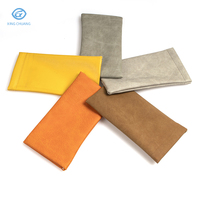 Pochette pour lunettes de soleil en tissu doux microfibre avec logo personnalisé sacs de transport en cuir pour lunettes magnétiques avec impression d'étuis à lunettes