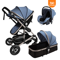 Babypie 3 en 1 Offre Spéciale usine Poussette de luxe pour bébé Poussette de bébé à paysage élevé pour nouveau-né