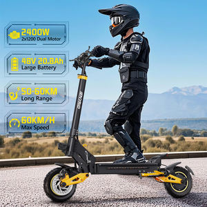 Scooter eléctrico potente de 20.8AH y 2400W con doble motor, modelo IE iENYRID ES1, con neumáticos gruesos para todoterreno, disponible en almacenes de EE. UU., Reino Unido y la UE. - Product Image 4