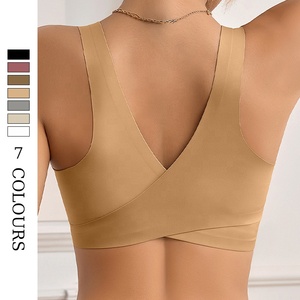 Soutien-gorge <span class=keywords><strong>de</strong></span> soutien latéral <span class=keywords><strong>push</strong></span>-<span class=keywords><strong>up</strong></span> sans fil pour femmes sans couture soutiens-gorge <span class=keywords><strong>de</strong></span> <span class=keywords><strong>sport</strong></span> minces et confortables - Product Image 4