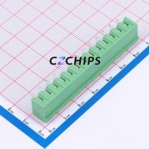 DB2ERC-5.0-13P-GN Plug-in Terminal Block P=5mm Connector Board-to-Board / Socket - Closed 1x13P 5mm Green - Product Image 2