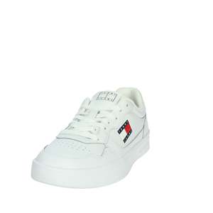 <strong>Tommy</strong> <strong>Jeans</strong> <strong>Men's</strong> Sneakers White Leather Low Top Casual Shoes - Product Image 6