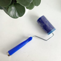 Rouleau anti-poils pour animaux à long manche lavable - Nettoyeur de poils de chien et de chat autonettoyant pour meubles, tapis et canapés - Support DDP usine