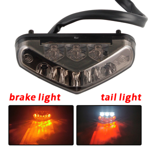 Para KTM EXC <span class=keywords><strong>Honda</strong></span> CRF 230 <span class=keywords><strong>XR</strong></span> 650L Dirt Bike Piezas de motocicleta Dual Sport Super <span class=keywords><strong>Moto</strong></span> E Mark LED luz trasera iluminación - Product Image 3