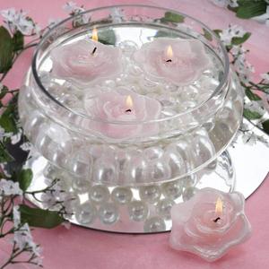 Floating Rose Petals Flower <strong>Candle</strong> Hand Poured Wax Rose Scent <strong>Small</strong> <strong>Candles</strong> for Home Decor - Product Image 6