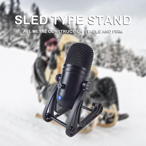 Micrófono de condensador con cancelación de ruido USB todo metal para estudio de grabación en vivo por <span class=keywords><strong>ordenador</strong></span>, micrófono de condensador con grabación en vivo, todo tipo de metal - Product Image 3