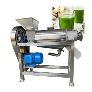 Leaves Juice Extracting Machine Fruits Vegetables Screws Juicer Cold Press Lettuce Green Juice Pulping Machine