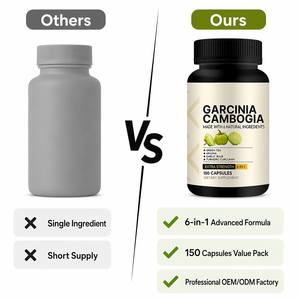 Complément Minceur Naturel Garcinia Cambogia Formule 6-en-1 avec Thé Vert Curcuma Gingembre Soutien Métabolique OEM ODM - Product Image 3