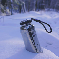 Bouteille isotherme en acier inoxydable au design moderne, 615 ml (20,8 oz), double paroi |   Isolation 18-24H |   Poignée en corde |   Cadeau de voyage