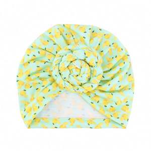 Accessoires pour cheveux personnalisés en gros, style « soft girl », pour enfants de 1 à 3 ans, turban coloré en coton et élasthanne, embossé, unisexe, quatre saisons - Product Image 4