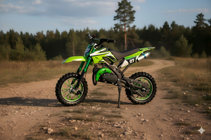 Nouveau Best-seller 2025 – Mini Moto Cross Tout-Terrain 49cc à Disque, Refroidie par Air, à Essence, pour Enfants, 2 Temps, 40-60km/h (Offre Spéciale) - Product Image 5