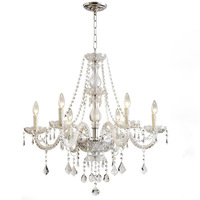 Lustre suspendu moderne en cristal transparent pour salon, chambre, hôtel, événement, lampe décorative