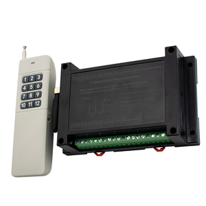 Điện Phổ Công Nghiệp Điều Khiển <span class=keywords><strong>AC</strong></span> 220V 100-265V 12 Kênh RF 433MHz Không Dây Điều Khiển Từ Xa Hệ Thống Receiver Transmitter - Product Image 3