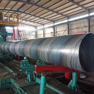 Tuyau en acier au carbone soudé en spirale SSAW de grand diamètre API 5L X42 X52 X60 X70 Q235B Q355B pour la transmission d'hydrocarbures, de gaz et d'eau, et les applications de pieutage - Product Image 2