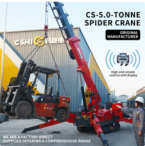 Minigrúa Araña de 1.5-8 Toneladas, Capacidad de Brazo Telescópico de 9m-14m, Estabilizadores Hidráulicos, Elevación Estable de Carga Pesada, Precio de Fábrica - Product Image 1