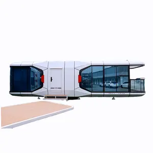 High-End Modern Space Capsule House Life Living Mobile Container Hotel Designed Touring