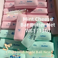 Bâton de beurre croustillant de Noël USA, jouet anti-stress souple en forme de beurre salé, jouet à presser fait main, cadeau de Noël souple