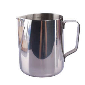 Tasse à <span class=keywords><strong>café</strong></span> en acier inoxydable 304, pot à lait, tasse à bulles, pot à fleurs à bec pointu, tasse à cire, design moderne et simple pour bar - Product Image 6