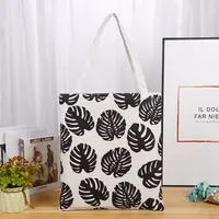 Benutzer definiertes Logo Kleine Menge Werbe mode Günstige Reise Shopping Öko-Taschen Farbdruck Leinwand Baumwolle Weiß Bio-Einkaufstaschen
