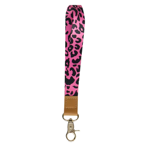 Women's Custom Logo Hand Wrist Lanyard Wholesale Promotional Polyester Wristlet Strap for Key Wallet Key Chain Holder