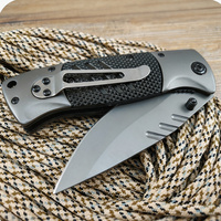 Couteau pliant semi-automatique EDC Bushcraft F83 en acier inoxydable avec revêtement en titane gris, couteau de chasse, couteau de poche, vente en gros pour petites commandes