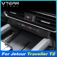 Stasiun Pengisian Daya Mobil Vtear Dual PD Type-C, Hub Pengisian Daya, Aksesoris Interior Mobil Untuk Chery Jetour Traveller T2 2023 2024