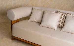 Sofá de Salón Moderno de Lujo, Sofás de Madera Maciza de Sheesham, Elegantes, Cómodos, Duraderos y Perfectos para el Hogar - Product Image 4