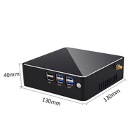 OEM ODM Industrial Mini PC Windows I5 4200U para Healthcare Core I3 I5 I7 4TH 5TH Gen CPU Windows 4K HD VGA Display PC Mini