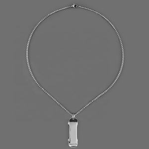 Collar Personalizado con Colgante de Patinete de Titanio, Accesorios Hip Hop para Hombre, Joyería Deportiva, Collar para Chico Moderno - Product Image 6