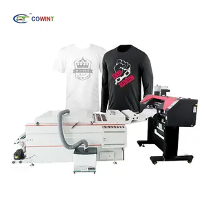 Cowint custom 6pass digital i4700 head pet film trasferimento di calore cotone stampante a getto d'inchiostro 3d tshirt macchina da stampa