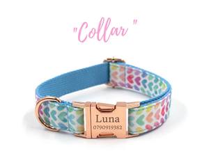 ชุดสายจูงและปลอกคอสุนัขแบบปรับได้ ไม่รัดคอ บุด้วยกำมะหยี่ มีหลายขนาด ตั้งแต่เล็กถึงใหญ่ น่ารัก สามารถสลักชื่อได้ พร้อมชุดสายรัดอกสำหรับลูกสุนัข - Product Image 6