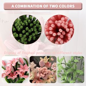 Forever Blooming Pink Lily Bouquet DIY Pipe Cleaner Flower <b>Craft</b> <b>Kit</b> a Heartfelt Handmade Gift for Loved Ones - Product Image 4