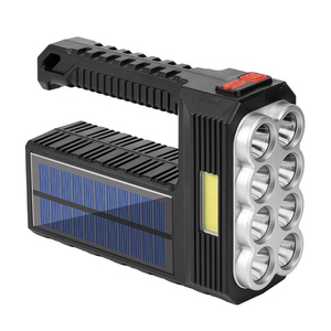 Vente Chaude Projecteur Tactique LED COB ABS Rechargeable Solaire Ultra Lumineux 1600 Lumens 4 Modes avec Power Bank, Lampe de Travail et de Recherche - Product Image 1