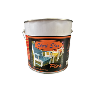 IDEAL <b>STAR</b> 'PLUS' Bucket <b>Nail</b> Polish 2.5 Lt-Durable Matt Black Turning Tool - Product Image 1