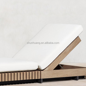 Meilleur prix tout temps mobilier d'extérieur villa <span class=keywords><strong>piscine</strong></span> en bois massif <span class=keywords><strong>transat</strong></span> chaise de plage chaise longue - Product Image 5